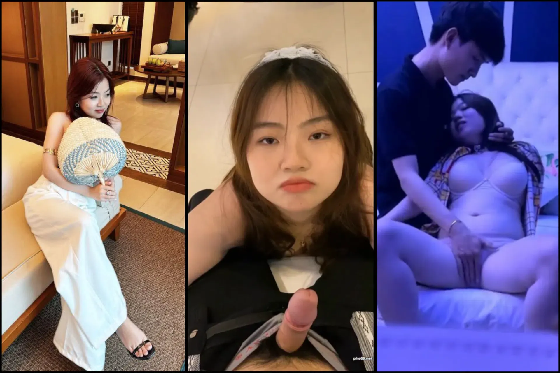 Hot Trúc Vy 2k6 IUH xinh múp lộ full clip bú cu bị doggy đứng sướng lồn khẩu dâm