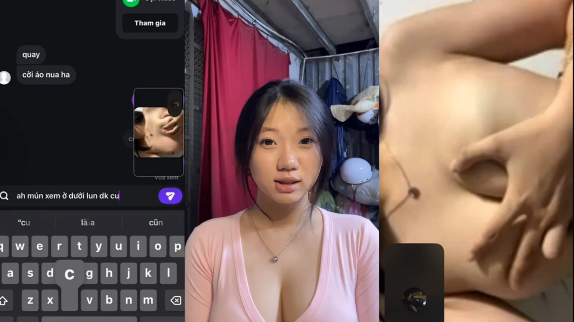 [HOT] Em gái minhh thuu xinh xắn, hot tiktoker 5tr1 lượt thích lộ clip call riêng chà lồn bóp vú